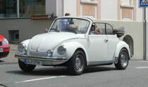 =VW Käfer Cabrio, unterwegs in Bad Camberg im Juni 2019