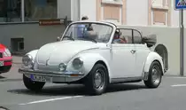 =VW Käfer Cabrio, unterwegs in Bad Camberg im Juni 2019