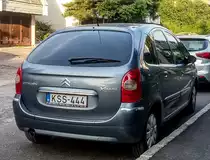 Citroen Xsara Picasso, aufgenommen in August, 2019 (Pécs, Ungarn).