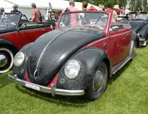 =Hebmüller-Käfer aus Belgien steht auf dem Ausstellungsgelände in Bad Camberg anl. LOTTERMANN-Bullitreffen im Juni 2019