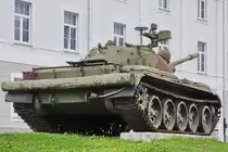 Ein Kampfpanzer T-55 stand Ende August 2019 im Eingangsbereich des Parkes der Militärgeschichte in Pivka.