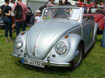 =Hebmüller-Käfer, Erstzulassung 1950, steht auf dem Ausstellungsgelände in Bad Camberg anl. LOTTERMANN-Bullitreffen im Juni 2019