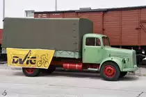 Ein alter Mercedes-Benz LKW (1500?) war Ende August 2019 im Park der Militärgeschichte in Pivka ausgestell