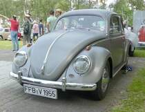 =VW Käfer  Ovali  steht auf dem Ausstellungsgelände in Bad Camberg anl. LOTTERMANN-Bullitreffen im Juni 2019
