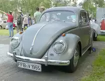 =VW Käfer  Ovali  steht auf dem Ausstellungsgelände in Bad Camberg anl. LOTTERMANN-Bullitreffen im Juni 2019