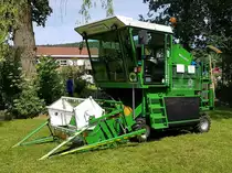 =ZÜRN 150 Parzellenmähdrescher, gesehen am Tag der offenen Tür beim Landwirtschaftszentrum Eichhof im Juni 2019