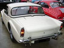 Heckansicht eines Daimler SP 250 Roadster aus dem Modelljahr 1960. Classic Remise Düsseldorf im Januar 2011.
