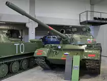 Ein Kampfpanzer T-55 stand Ende August 2019 im Park der Militärgeschichte in Pivka. 