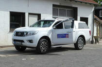 =Nissan Navara, vom Landesbetrieb Landwirtschaft Hessen, gesehen am Tag der offenen Tür beim Landwirtschaftszentrum Eichhof im Juni 2019