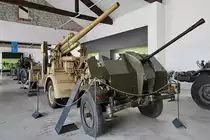 Eine deutsche Flugabwehrkanone FLAK 38, Kaliber 22mm war Ende August 2019 im Park der Militärgeschichte in Pivka ausgestellt.