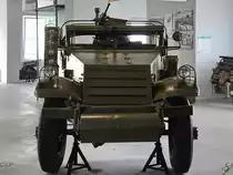 Ein Panzerspähwagen M3A1 Scout Car stand Ende August 2019 im Park der Militärgeschichte in Pivka.