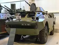 Ein voll amphibischer Spähpanzer BRDM-2, so gesehen Ende August 2019 im Park der Militärgeschichte in Pivka.