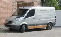 =MB Sprinter der Schreinerei FINK, gesehen am Tag der offenen Tür beim Landwirtschaftszentrum Eichhof im Juni 2019