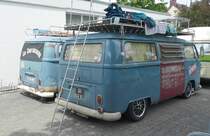 =VW T 1 stehen in Bad Camberg anl. LOTTERMANN-Bullitreffen im Juni 2019