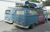 =VW T 1 stehen in Bad Camberg anl. LOTTERMANN-Bullitreffen im Juni 2019