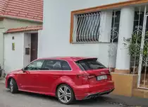 Audi A3 Sportback. Aufnahme: Oktober, 2019 Pécs Ungarn.