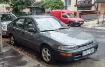 Toyota Corolla E100 Liftback. Aufnahme: Septeber, 2019 Budapest Ungarn.