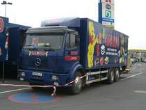 Haribo Begleit-LKW zum Showtruck am 23.3.2009 auf dem E-Center-Parkplatz in Kitzingen