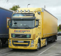=Volvo FH von EuroExpress rastet im Oktober 2019 an der A3