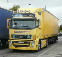 =Volvo FH von EuroExpress rastet im Oktober 2019 an der A3