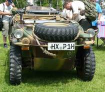 =VW Typ 166 steht auf dem Ausstellungsgelände in Bad Camberg anl. LOTTERMANN-Bullitreffen im Juni 2019. 