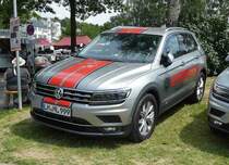 =VW Tiguan, gesehen auf dem Ausstellungsgelände in Bad Camberg anl. LOTTERMANN-Bullitreffen im Juni 2019.