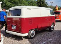 =VW T 1 steht beim Bullitreffen in Ostheim/Rhön im Juni 2019