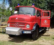 =MB LAF 911 B, Bj. 1972, 130 PS, steht bei der Oldtimerveranstaltung in Gudensberg im Juni 2019