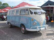 =VW T 1 steht beim Bullitreffen in Ostheim/Rhön im Juni 2019