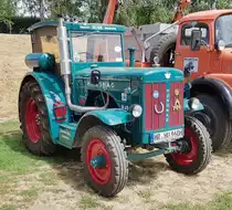=Hanomag R 45, gesehen bei der Oldtimerveranstaltung in Gudensberg im Juni 2019