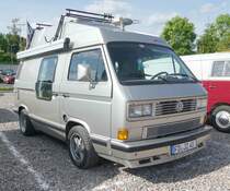 =VW T 3 steht beim Bullitreffen in Ostheim/Rhön im Juni 2019