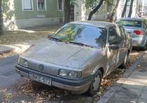 VW Passat B3, fotografiert in September, 2019, Pécs (Ungarn).