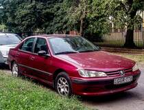 Peugeot 406, fotografiert in August, 2019, Pécs (Ungarn).