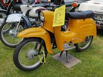 =Simson Schwalbe, ausgestellt bei der Oldtimerveranstaltung in Gudensberg im Juni 2019