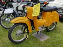 =Simson Schwalbe, ausgestellt bei der Oldtimerveranstaltung in Gudensberg im Juni 2019