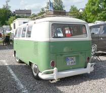 =VW T 1 steht beim Bullitreffen in Ostheim/Rhön im Juni 2019