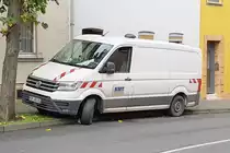 =VW Crafter von KMT steht im September 2019 in Bad Kissingen