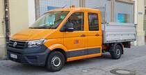 =VW Crafter, gesehen in der Bamberger Innenstadt im Dezember 2019