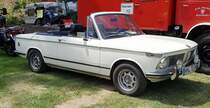 =BMW 1600 Cabrio, gesehen auf dem Ausstellungsgelände in Gudensberg im Juni 2019
