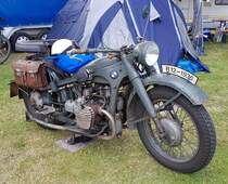 =BMW R 12, Bj. 1936, 18 PS, gesehen auf dem Ausstellungsgelände in Gudensberg im Juni 2019