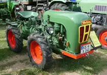 =Holder A 12, Bj. 1962, 12 PS, gesehen auf dem Ausstellungsgelände in Gudensberg im Juni 2019