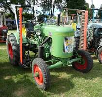 =Fendt F 15 G, Bj. 1950, 15 PS, gesehen auf dem Ausstellungsgelände in Gudensberg im Juni 2019