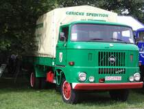 Dieser IFA W50L/SP Speditioner ist auch ein st�ndiger gast in Markleeberg und geh�hrt zu einer Hohenstein-Ernstaller Spedition.