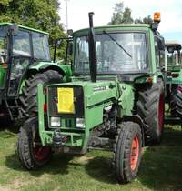 =Fendt Farmer 201 S, präsentiert auf dem Ausstellungsgelände in Gudensberg im Juni 2019