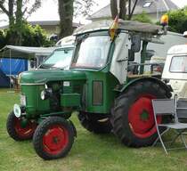 =Deutz D 15, präsentiert auf dem Ausstellungsgelände in Gudensberg im Juni 2019