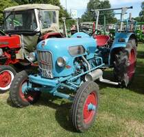 =Eicher Tiger, präsentiert auf dem Ausstellungsgelände in Gudensberg im Juni 2019