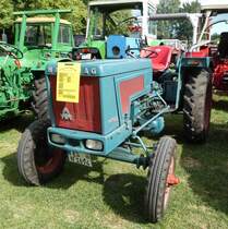 =Hanomag Perfekt, Bj. 1967, 25 PS, steht auf dem Ausstellungsgelände in Gudensberg im Juni 2019