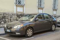 Hyunai Elantra, vermutlich  US-Spec . Foto: Pécs (HU), September, 2019.