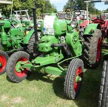 =Allgaier A 22, Bj. 1951, 22 PS, steht auf dem Ausstellungsgelände in Gudensberg im Juni 2019