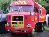 Und noch ein Fahrzeug aus Rottelsdorf. Dieser W50L mit Werkstattkoffer ist jedesmal mit in Markleeberg vertreten.